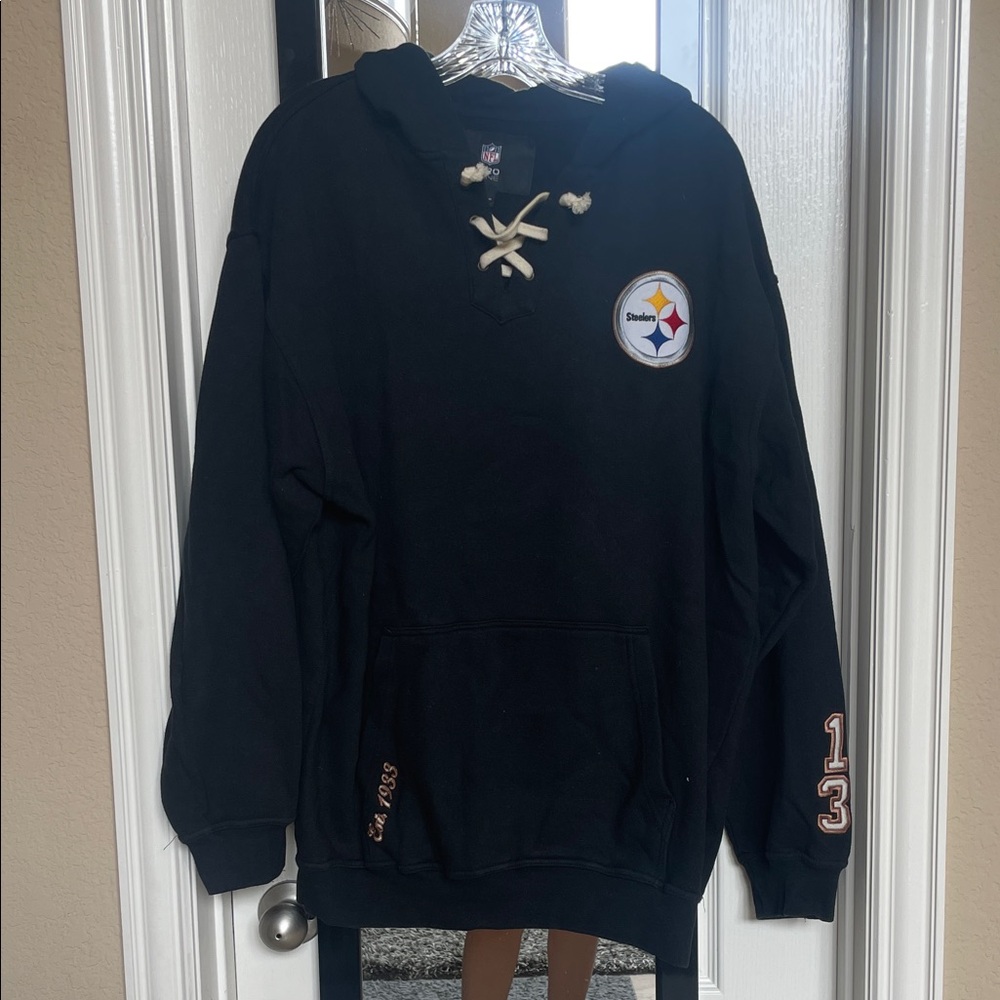 NFL Pro line Steelers hoodie size large